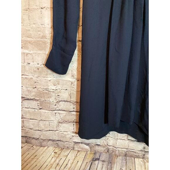 Marni Dress Womens Medium Navy Blue Pleated Open Back Made In Italy Capsule - Picture 10 of 16